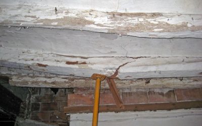 Forjados de madera en mal estado por xilófagos