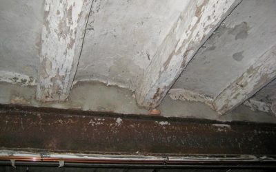 Forjados de madera en mal estado por humedad y pudrición