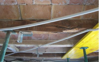Caso real: refuerzo de vigas de madera con riesgo de rotura (Ciutat Vella, Barcelona)